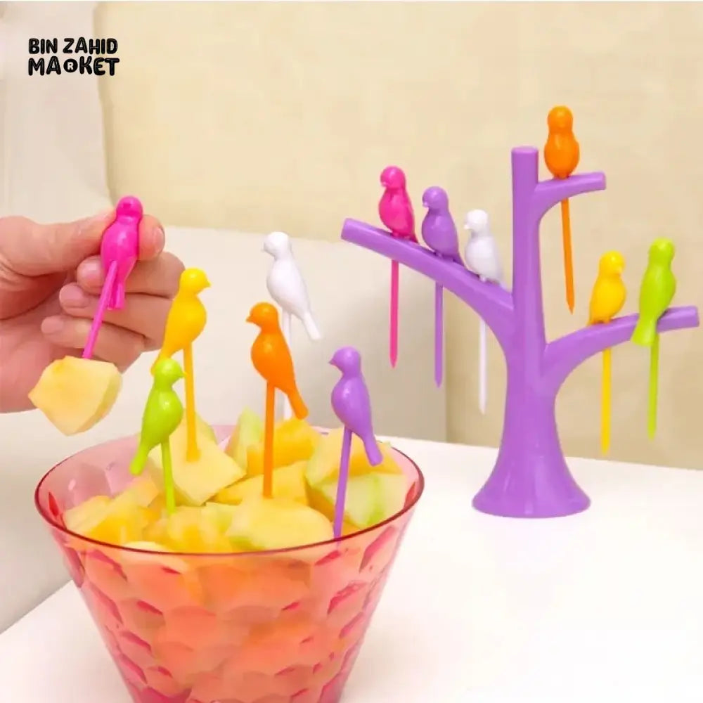 6 PIECES FRUITS FORK
