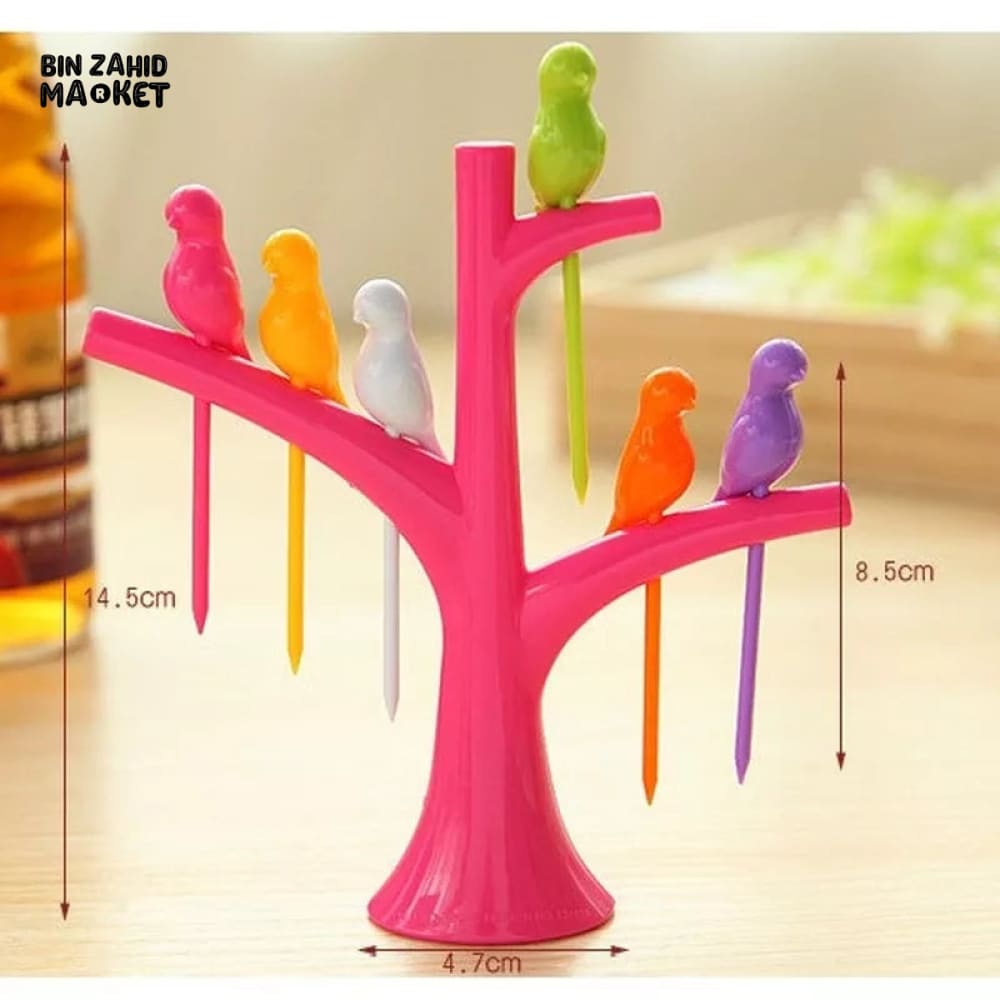 6 PIECES FRUITS FORK