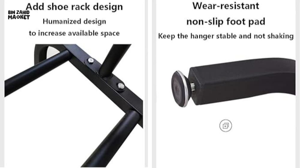 DOUBLE POLE METAL CLOTH STAND