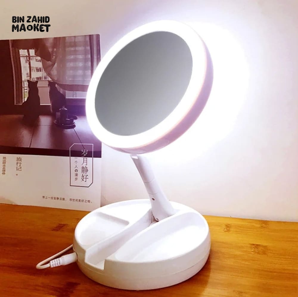 MAGNIFYING TABLE TOP LED MIRROR