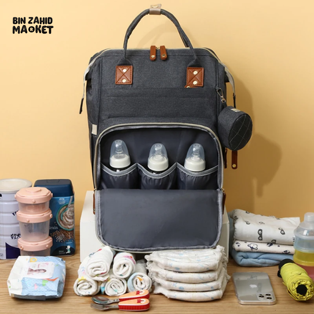 WOMEN'S BACKPACK LARGE CAPACITY WATERPROOF OXFORD CLOTH MUMMY BAG DIAPER STORAGE FASHION