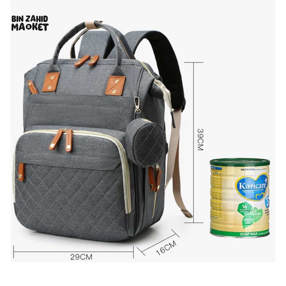 WOMEN'S BACKPACK LARGE CAPACITY WATERPROOF OXFORD CLOTH MUMMY BAG DIAPER STORAGE FASHION