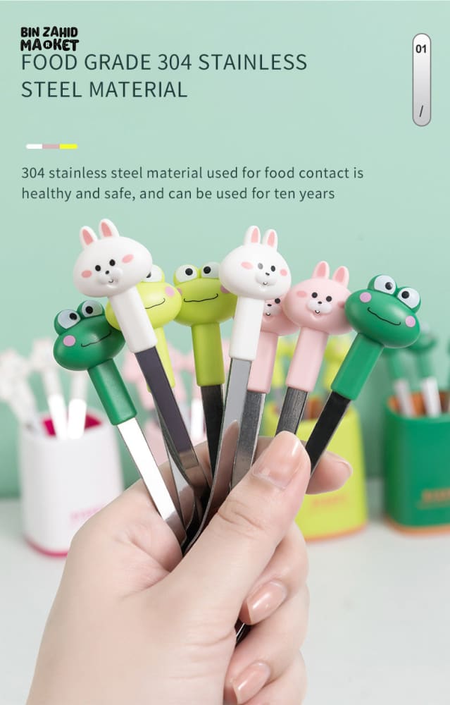 6IN1 CARTOON FRUITS FORK SET