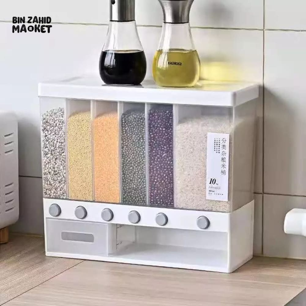 6IN1 WALL MOUNTED CEREAL DISPENSER