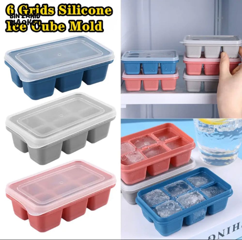 6X GRIDS ICE TRAY MOLD