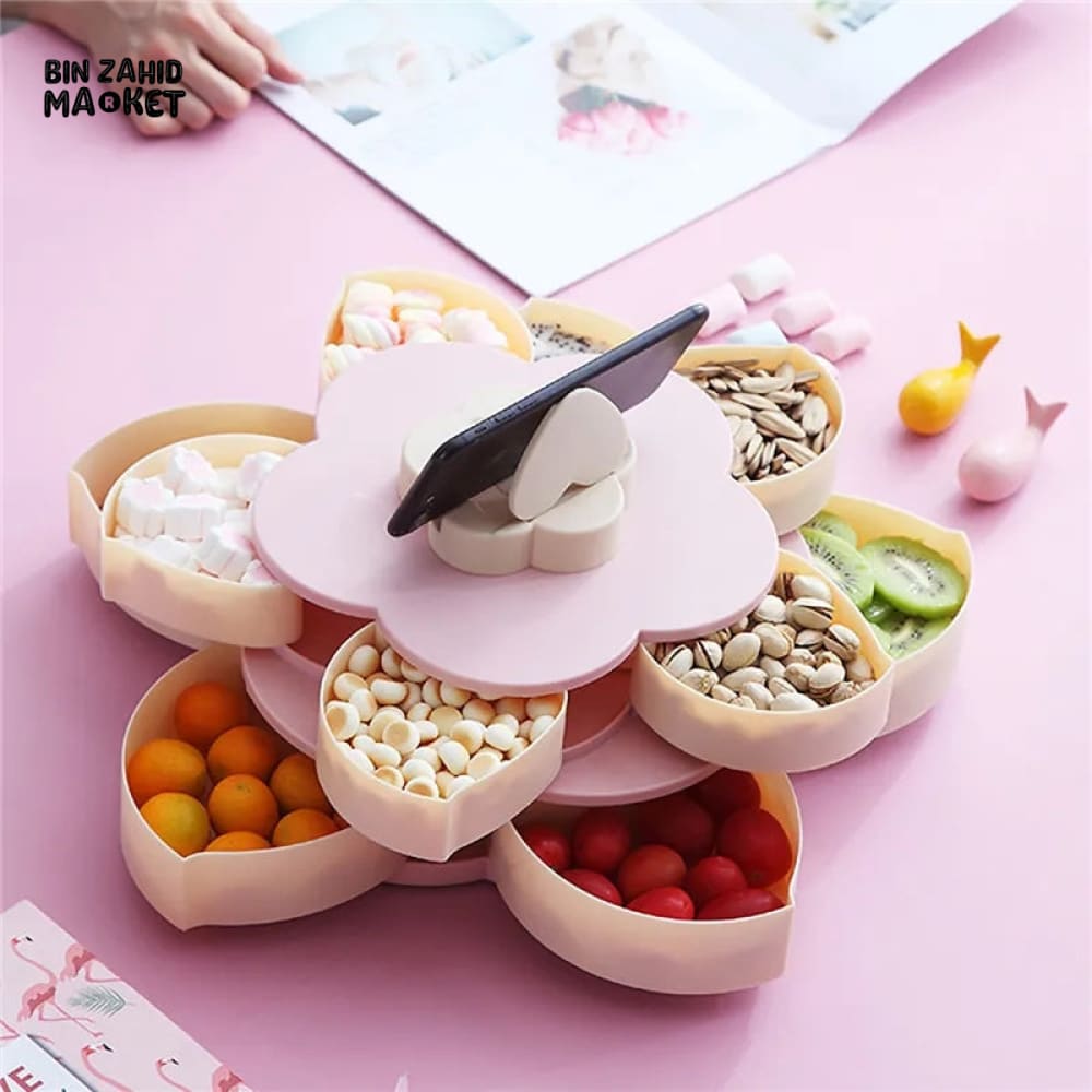 PETAL DRY FRUIT & CANDY TRAY