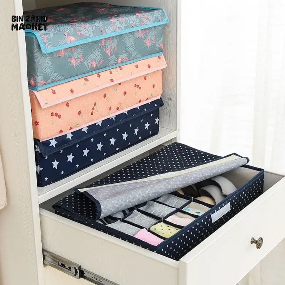 17 GRIDS GARMENT STORAGE ORGANIZER BOX
