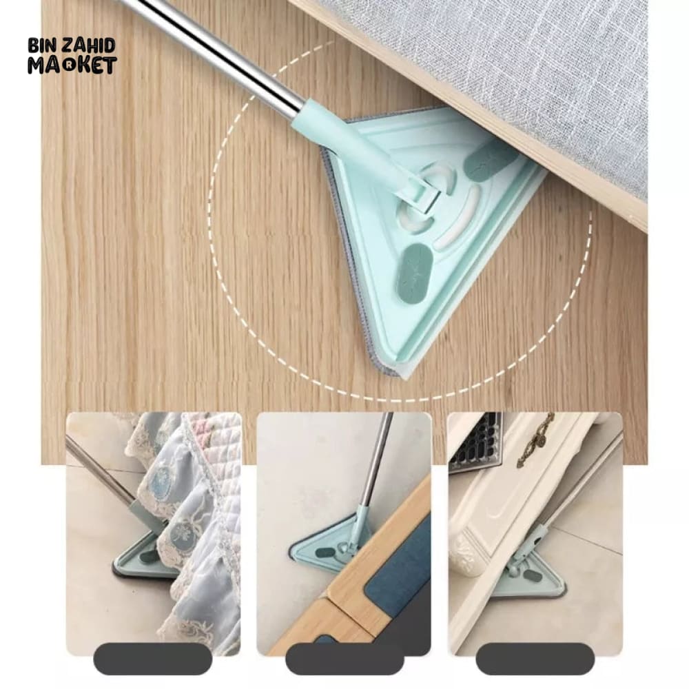 TELESCOPIC TRIANGLE CLEANING WIPER MOP
