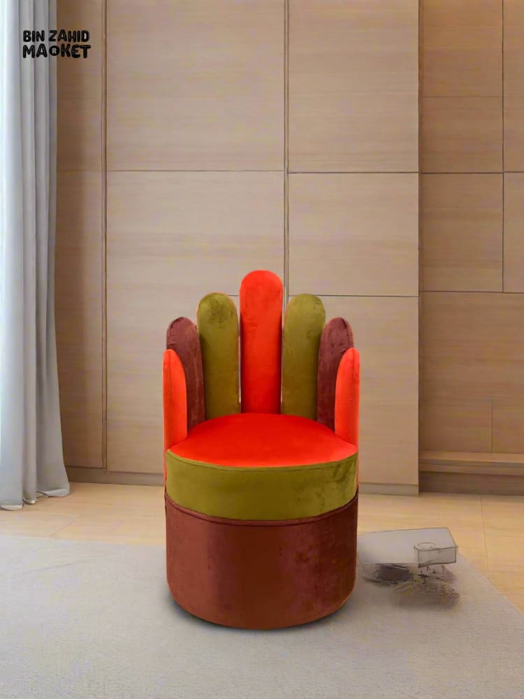 COLORFUL FINGER SOFA CHAIR STOOL FUN & COMFY SEAT FOR KIDS & ADULTS - PURPLE