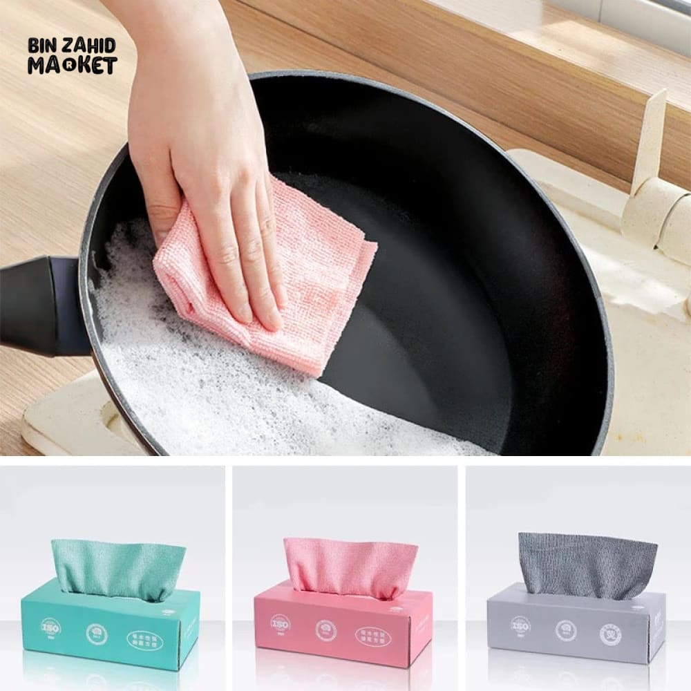PACK OF 20 REUSABLE RAGS TISSUE BOX