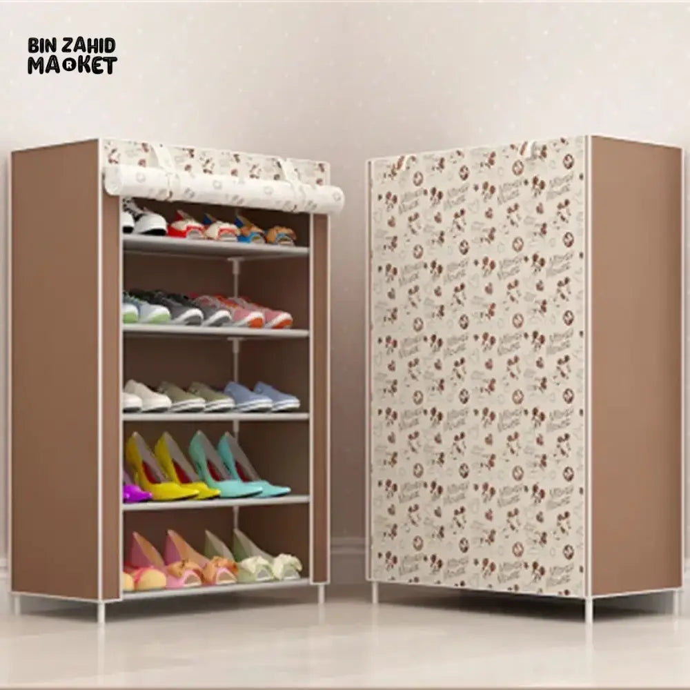 7X LAYERS PRINTED SHOE RACK