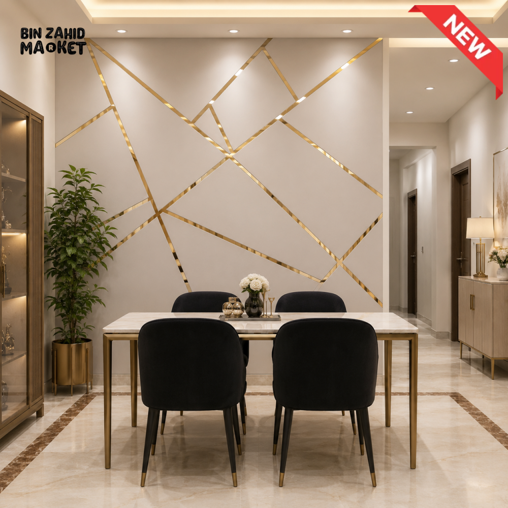 8 FEET ACRYLIC DECORATIVE WALL STRIPS BUNDLE