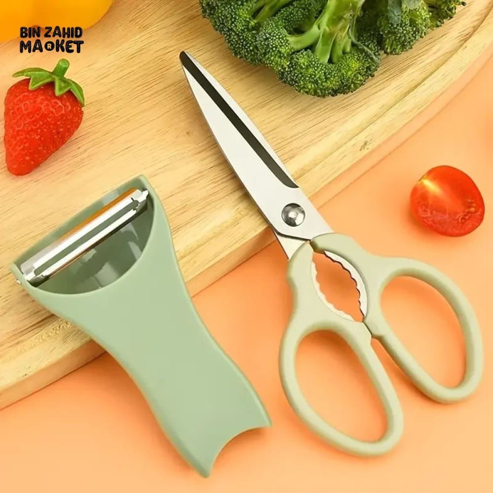 2IN1 PEELER WITH SCISSOR