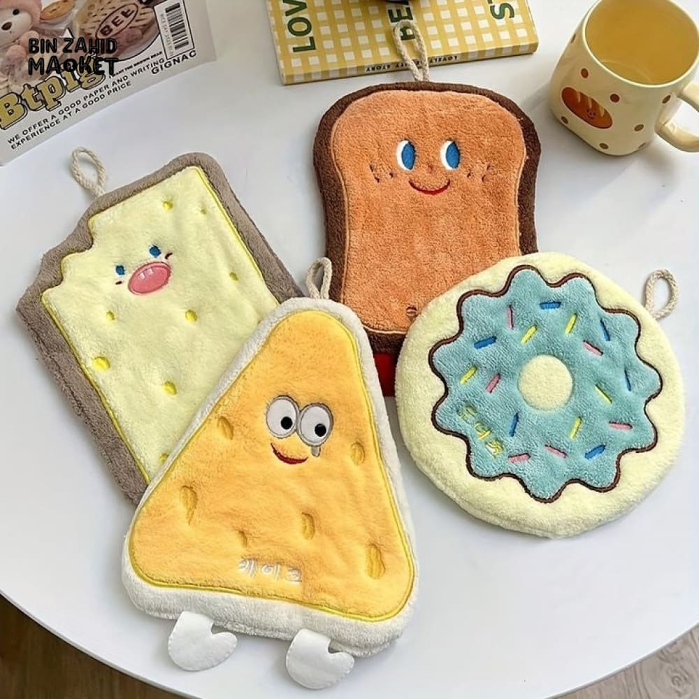 CARTOON CHARACTERS HANGING TOWELS