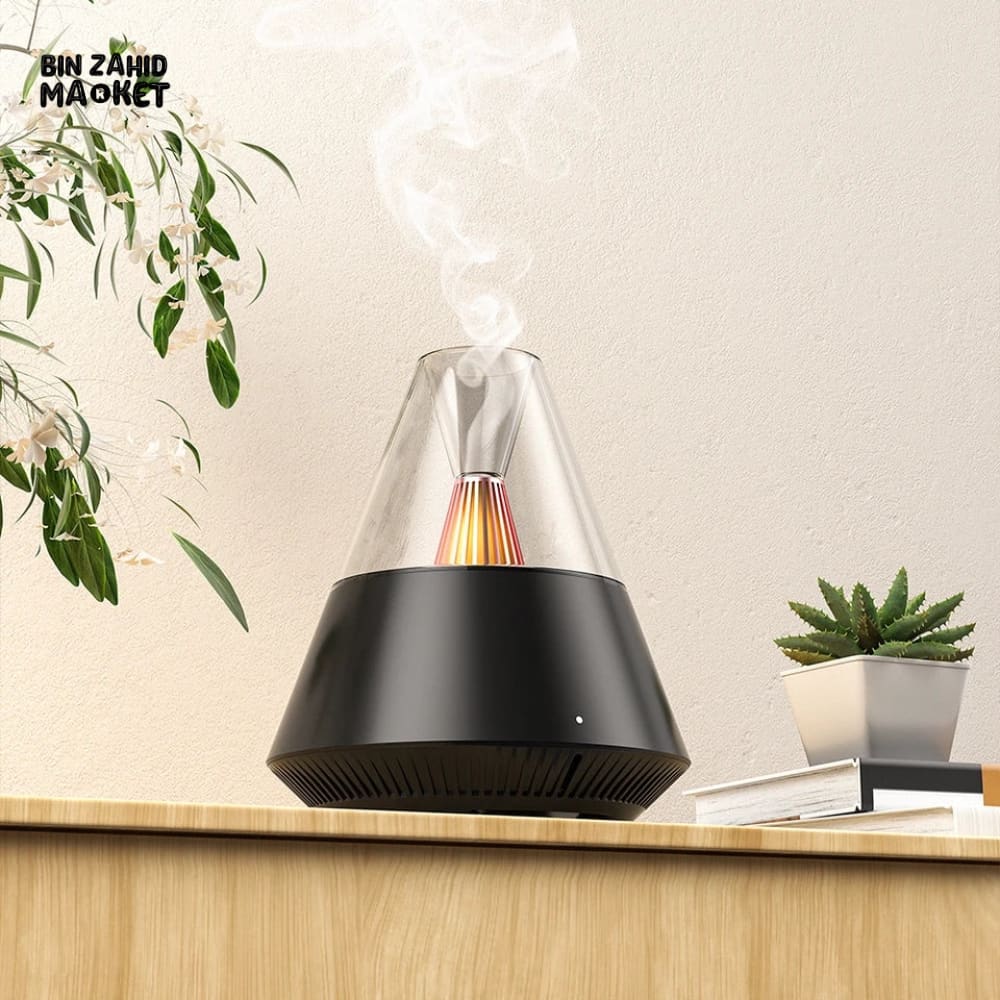 VOLCANIC AROMA HUMIDIFIER WITH NIGHT LIGHT