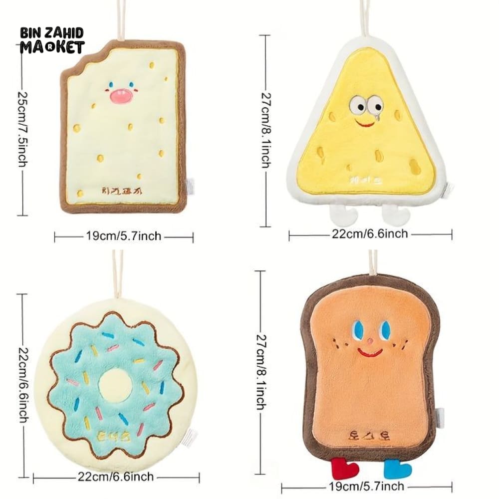 CARTOON CHARACTERS HANGING TOWELS