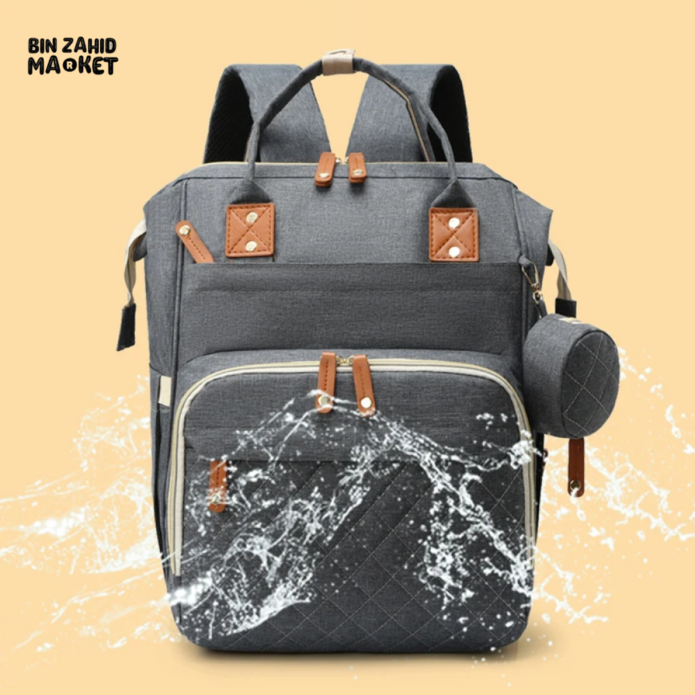 WOMEN'S BACKPACK LARGE CAPACITY WATERPROOF OXFORD CLOTH MUMMY BAG DIAPER STORAGE FASHION