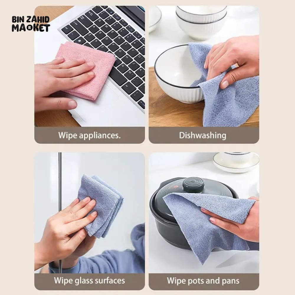 PACK OF 20 REUSABLE RAGS TISSUE BOX
