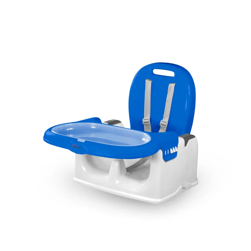 TINNIES BABY BOOSTER SEAT FOR FEEDING & TRAVEL USE - BLUE