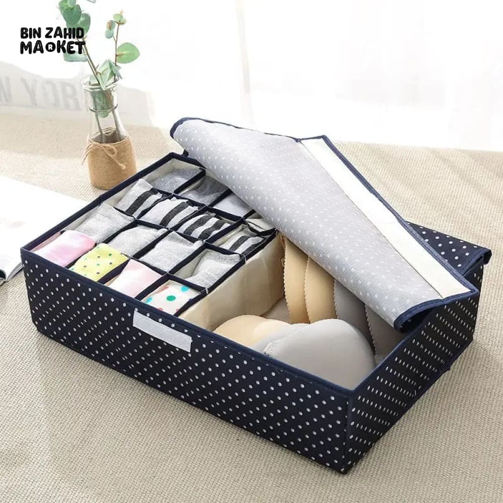 17 GRIDS GARMENT STORAGE ORGANIZER BOX