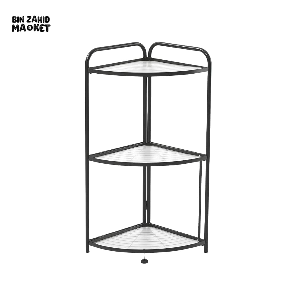 FOLDABLE CORNER SHELF WITH TRIPOD BASE