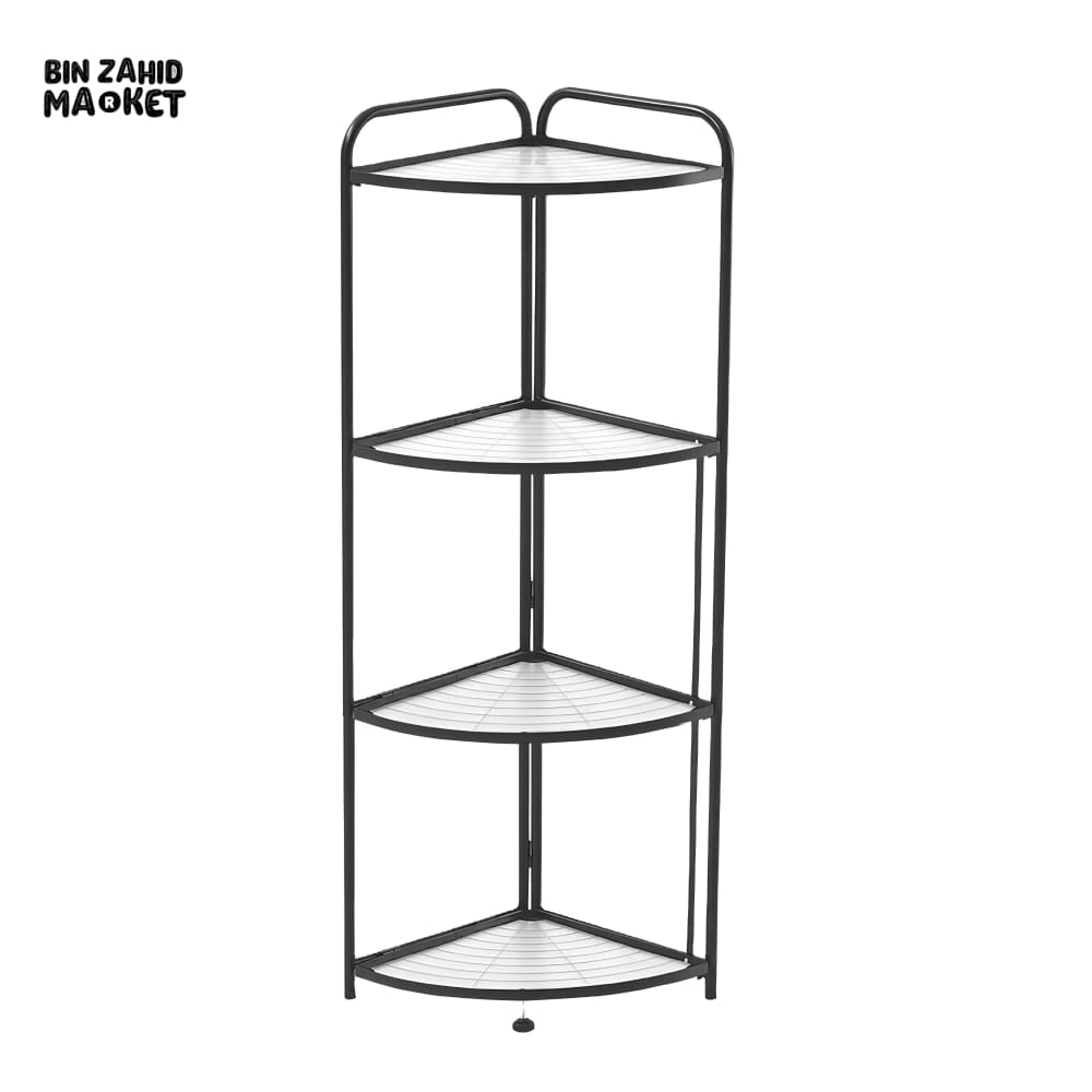 FOLDABLE CORNER SHELF WITH TRIPOD BASE