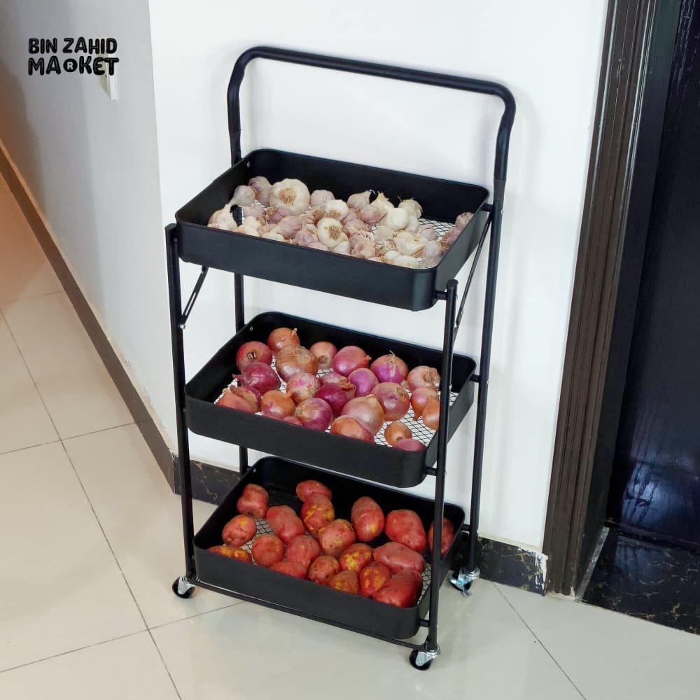 FOLDABLE METAL TROLLEY