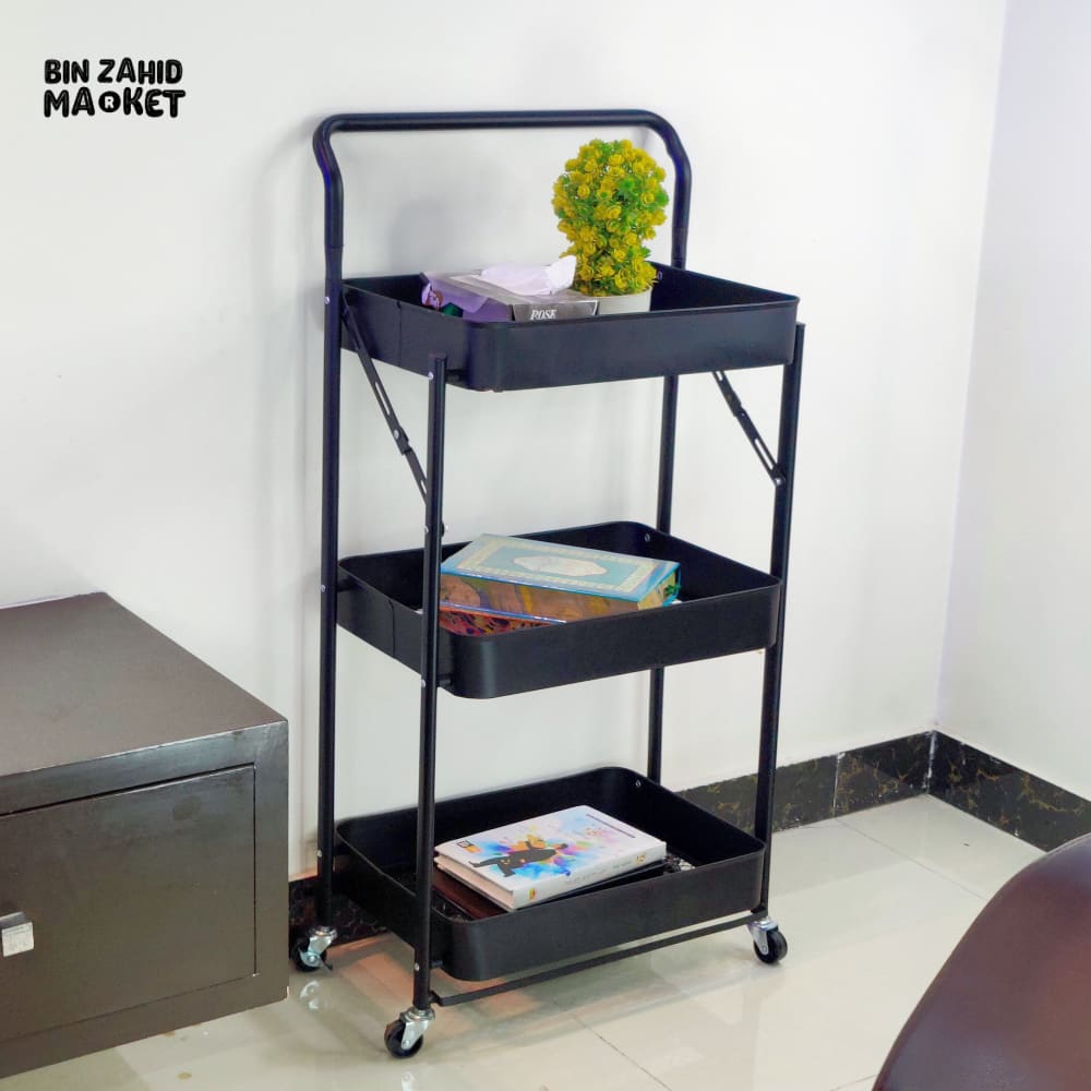 FOLDABLE METAL TROLLEY
