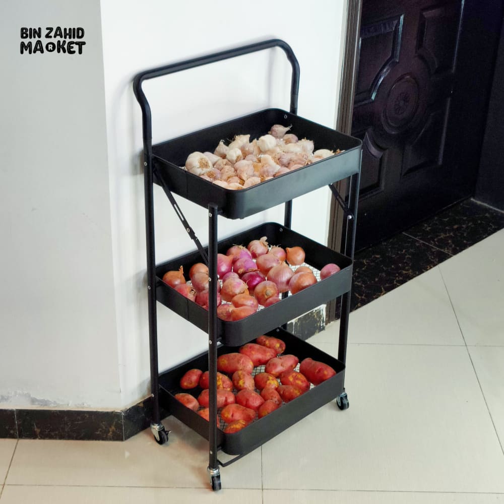 FOLDABLE METAL TROLLEY