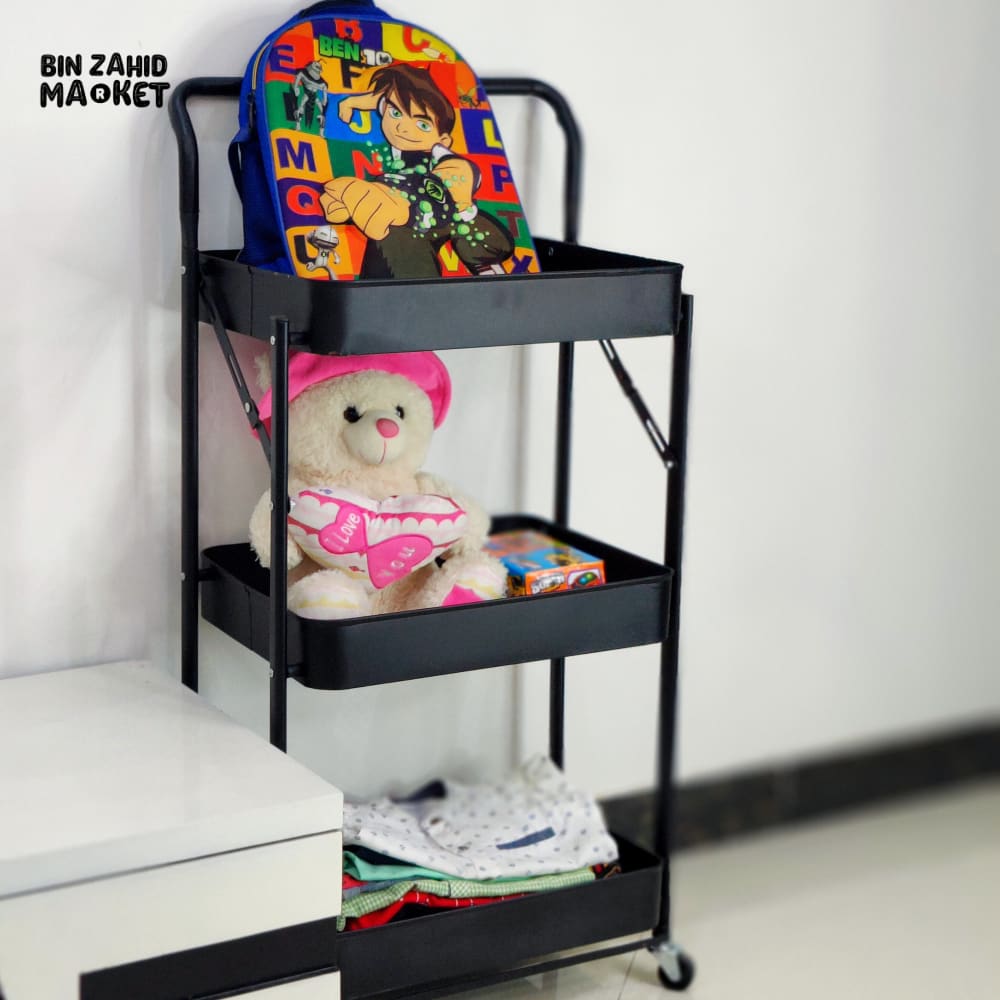 FOLDABLE METAL TROLLEY