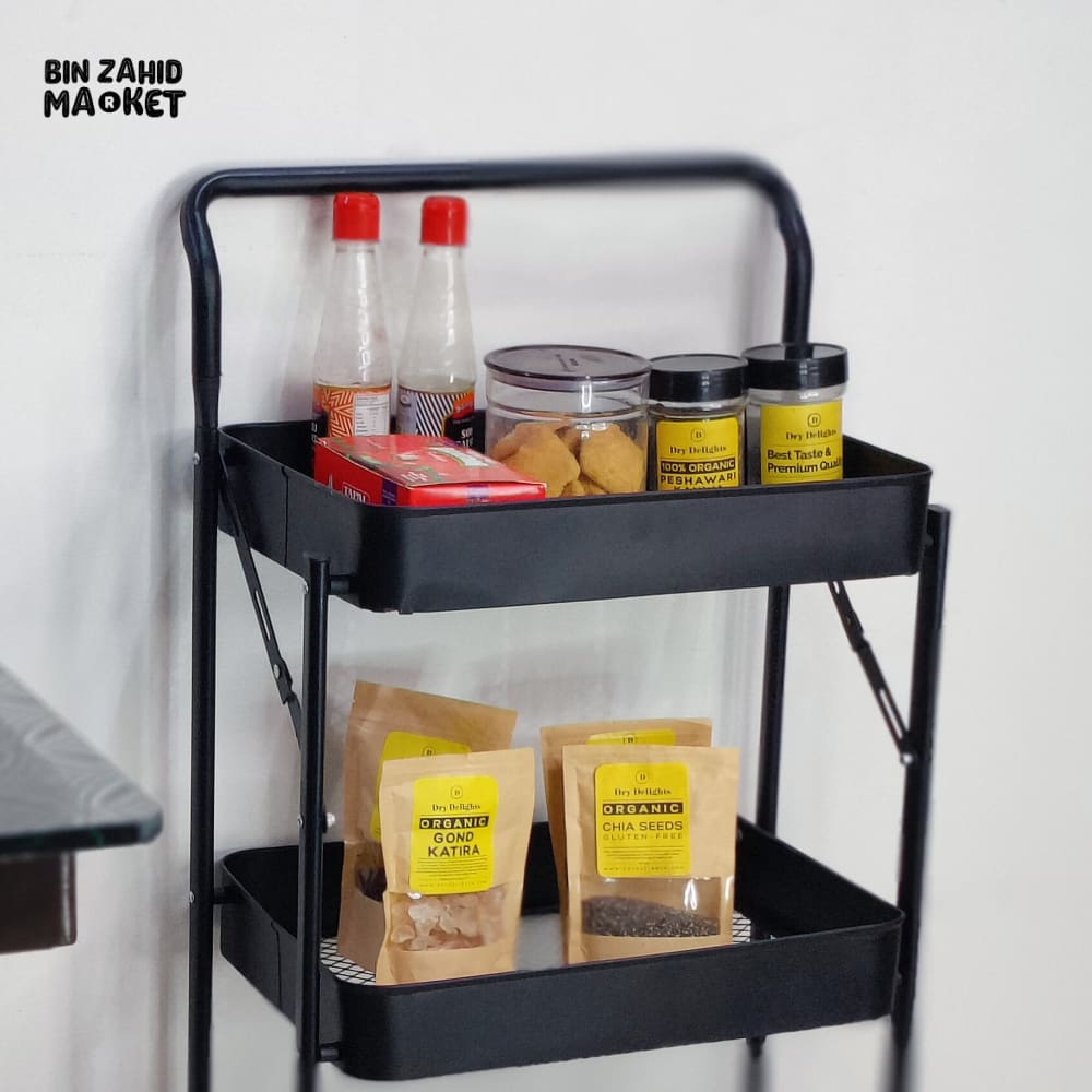 FOLDABLE METAL TROLLEY