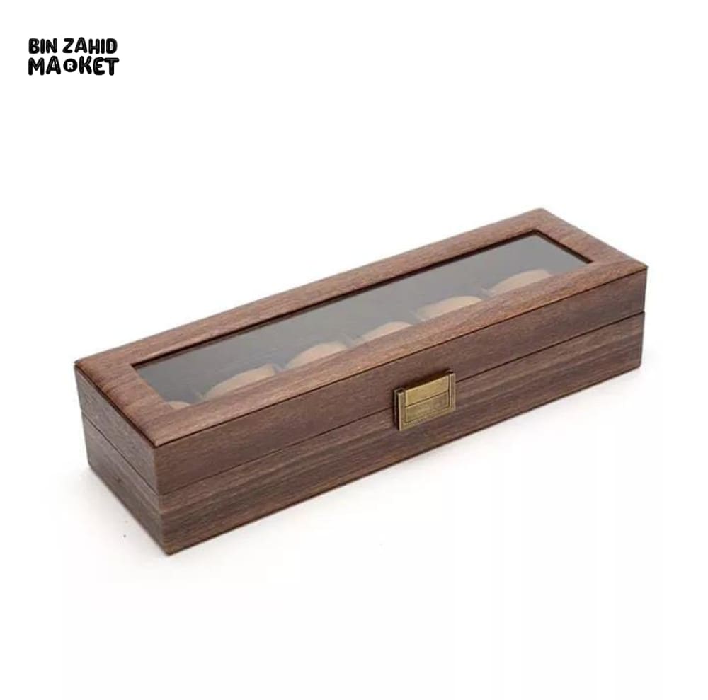 WOODEN WATCH STORAGE BOX