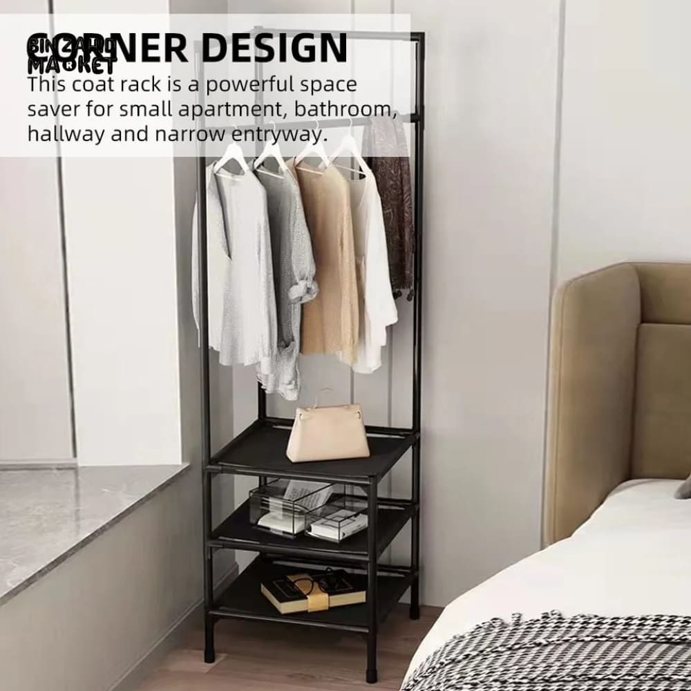SPACE SAVING CORNER SHELF