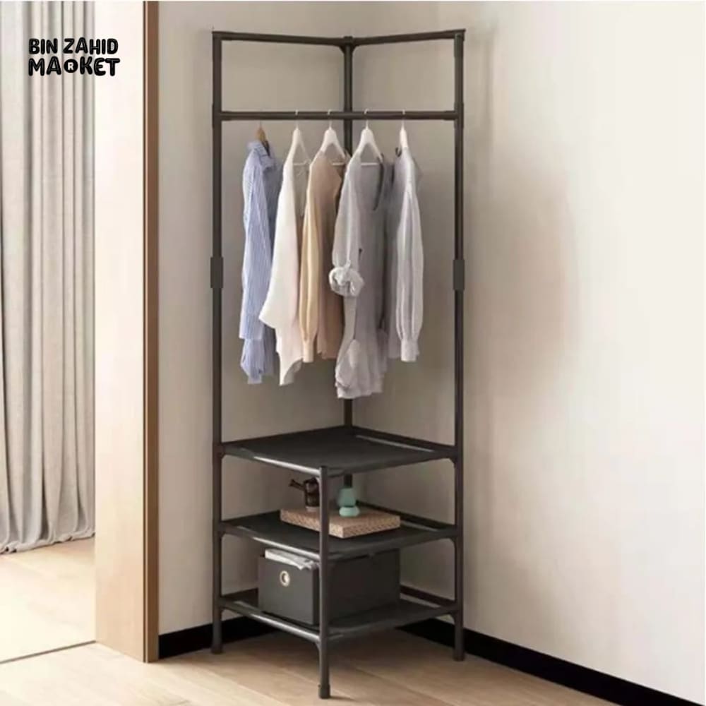 SPACE SAVING CORNER SHELF