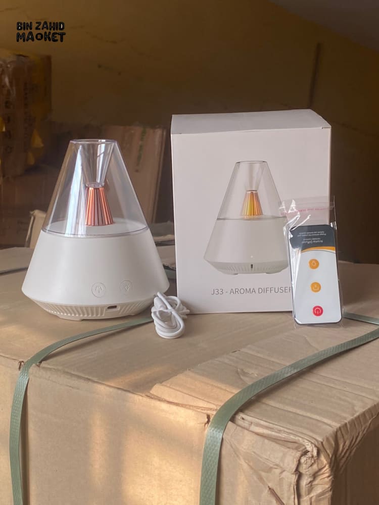VOLCANIC AROMA HUMIDIFIER WITH NIGHT LIGHT