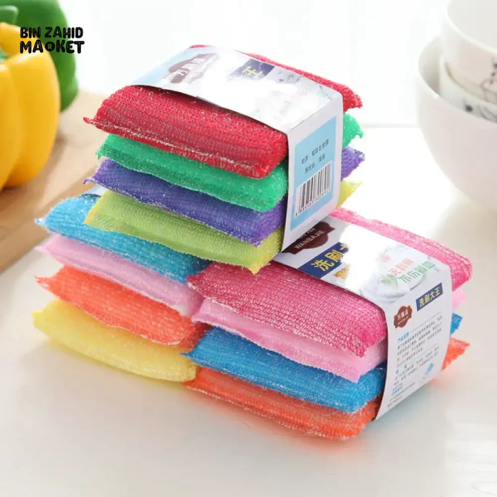 4 PIECES DISH WASHING SPONGE SET
