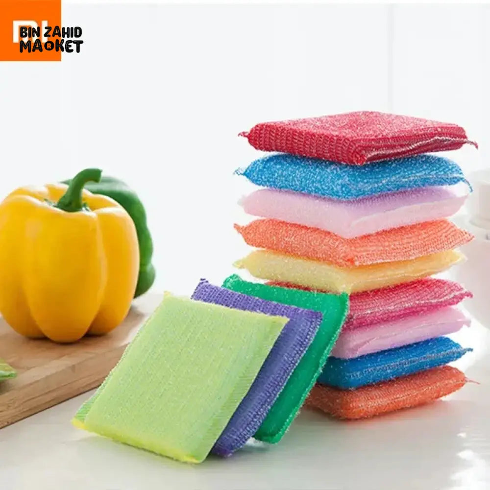 4 PIECES DISH WASHING SPONGE SET