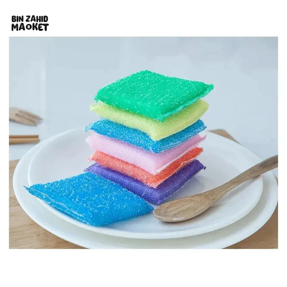 4 PIECES DISH WASHING SPONGE SET
