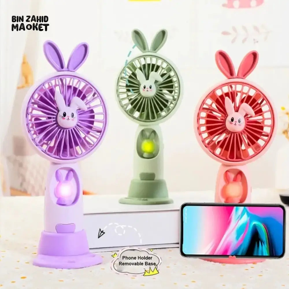 HANDHELD FAN WITH NIGHT LIGHT