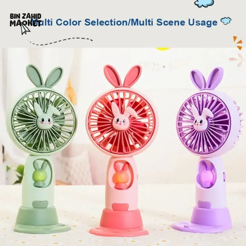 HANDHELD FAN WITH NIGHT LIGHT