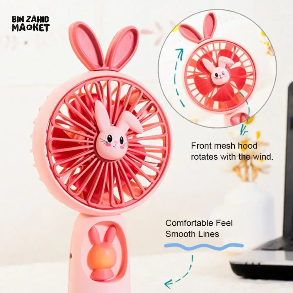 HANDHELD FAN WITH NIGHT LIGHT