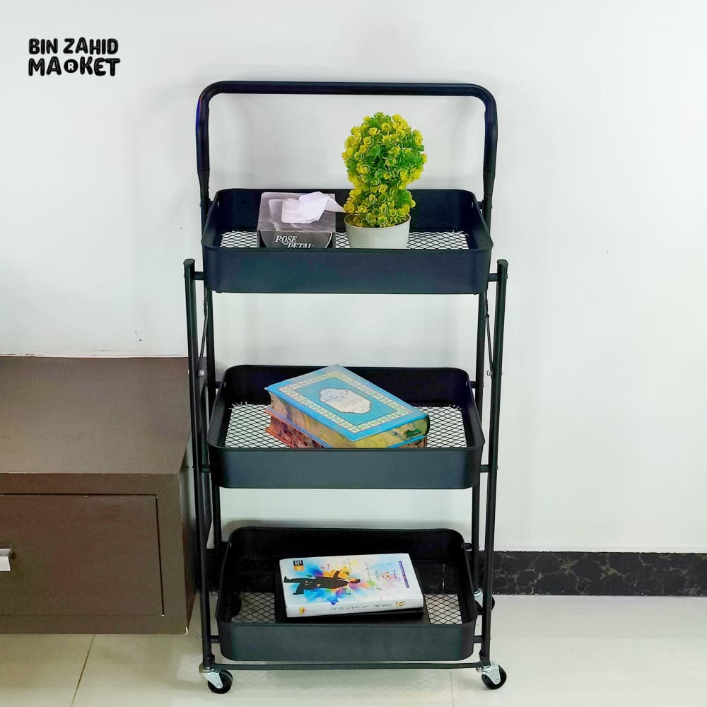 FOLDABLE METAL TROLLEY