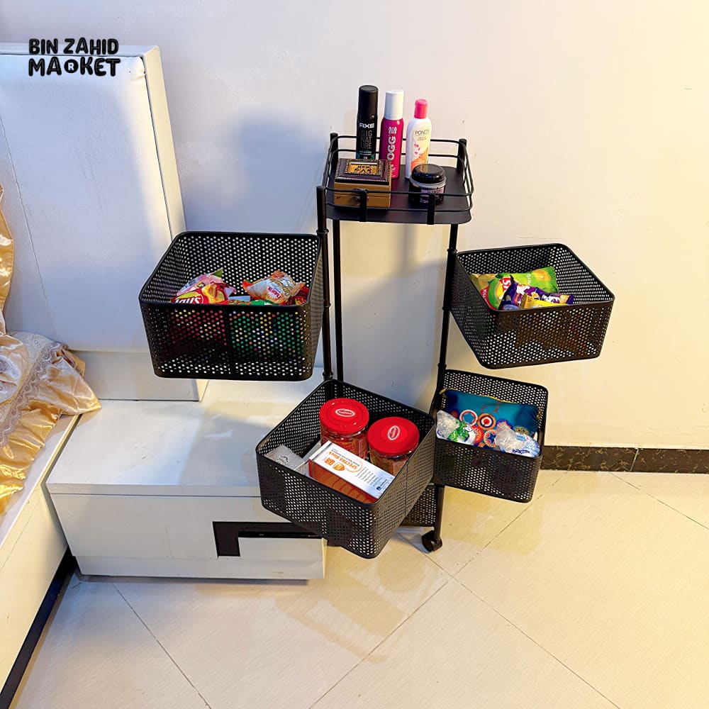 PREMIUM SQUARE METAL TROLLEY