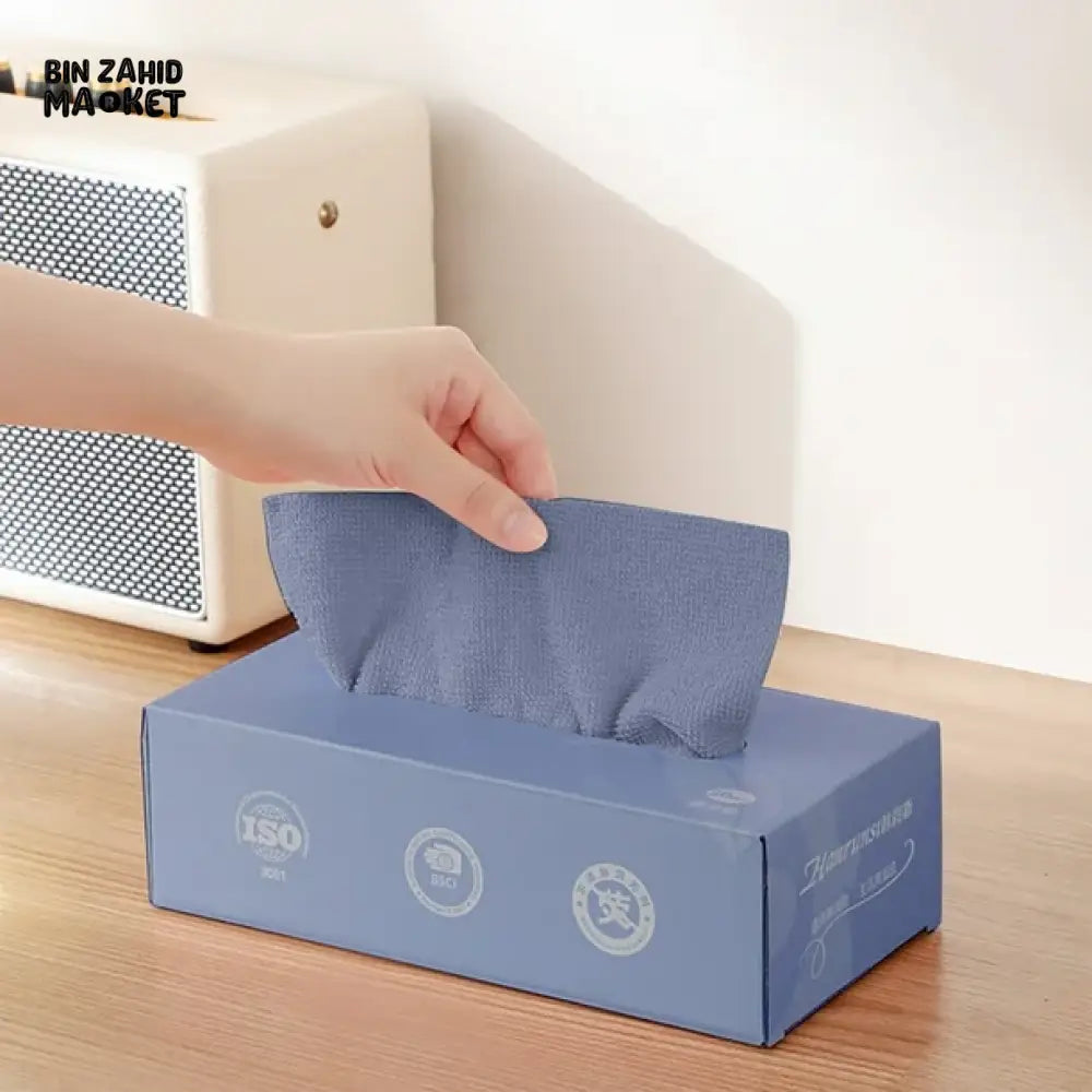 PACK OF 20 REUSABLE RAGS TISSUE BOX