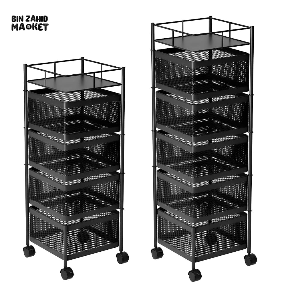 PREMIUM SQUARE METAL TROLLEY