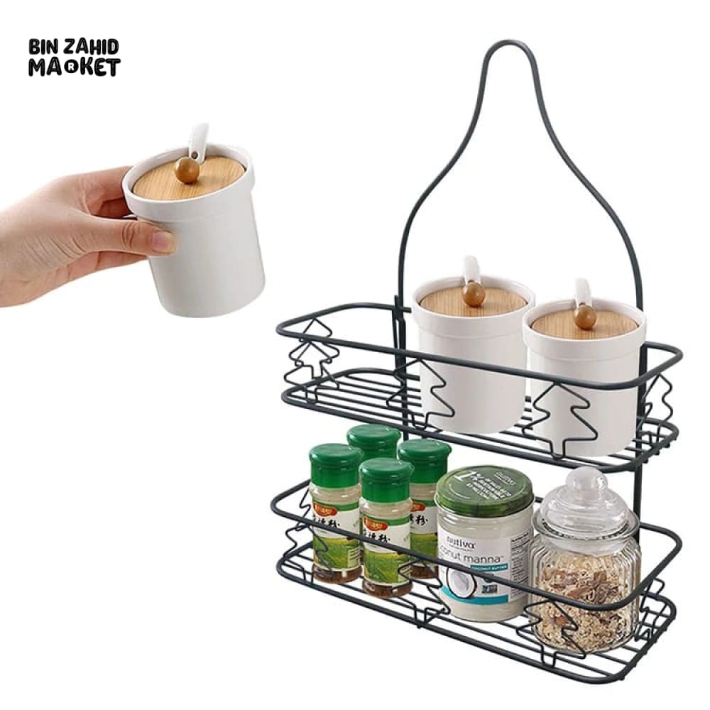 DOUBLE-LAYER DURABLE BATHROOM RACK
