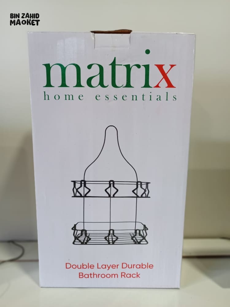 DOUBLE-LAYER DURABLE BATHROOM RACK