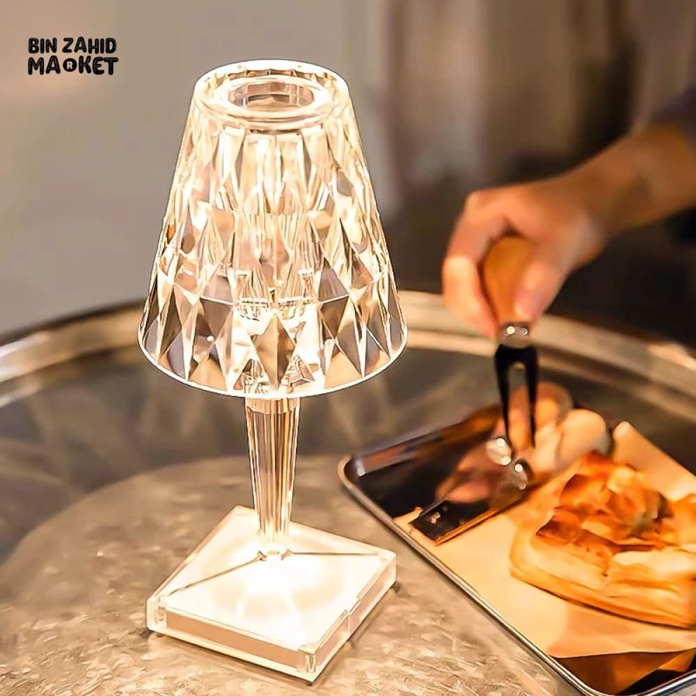 ACRYLIC DIAMOND TABLE LAMP