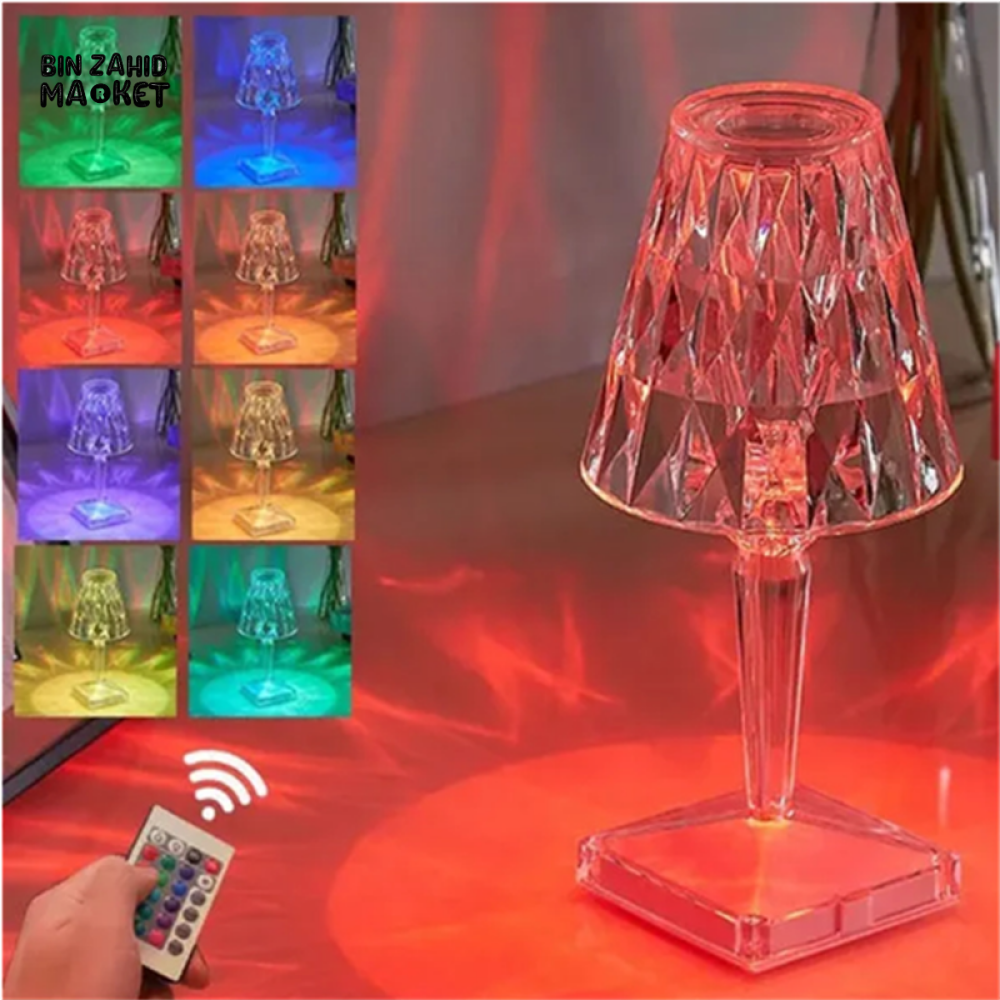 ACRYLIC DIAMOND TABLE LAMP