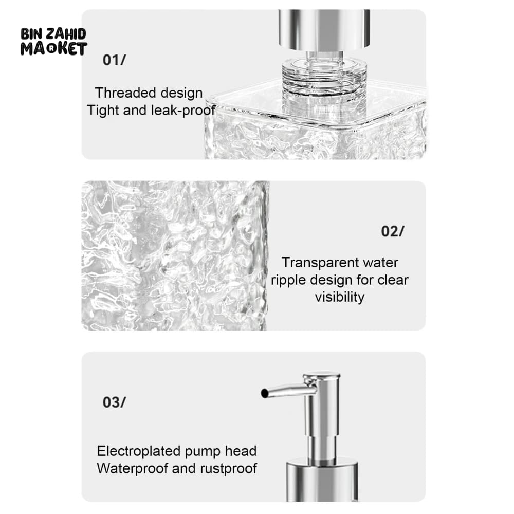 ACRYLIC MADE FOAMING SOAP DISPENSER